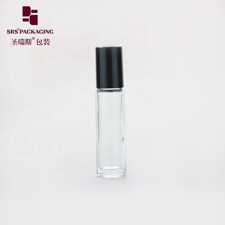 10ml transparent empty essence refresh oil skin care attar glass bottle