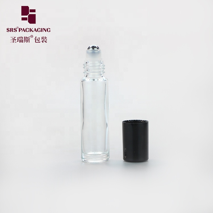 10ml transparent empty essence refresh oil skin care attar glass bottle