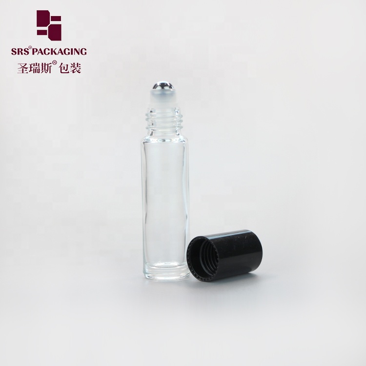 10ml transparent empty essence refresh oil skin care attar glass bottle