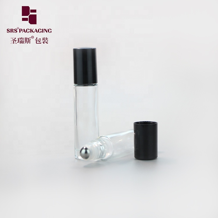 10ml transparent empty essence refresh oil skin care attar glass bottle
