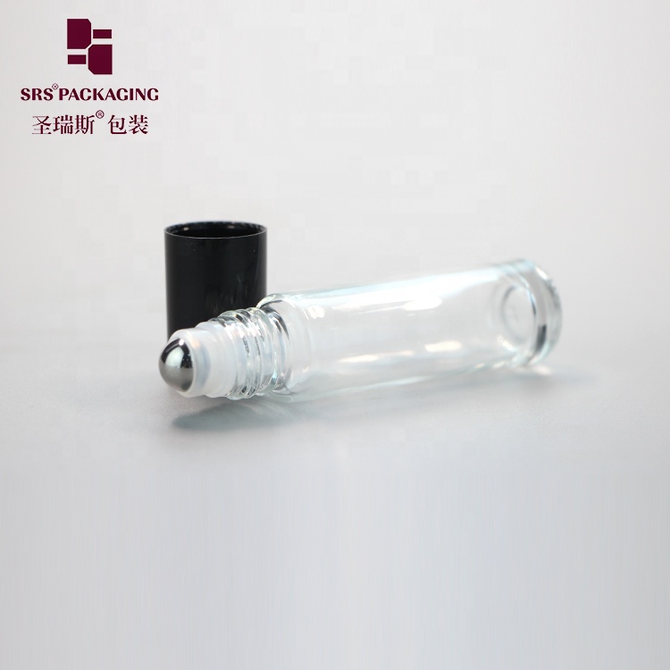 10ml transparent empty essence refresh oil skin care attar glass bottle