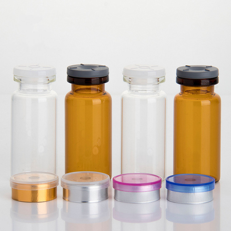 10ml vial glass vial 10ml bottle 10ml vials custom with rubber stopper