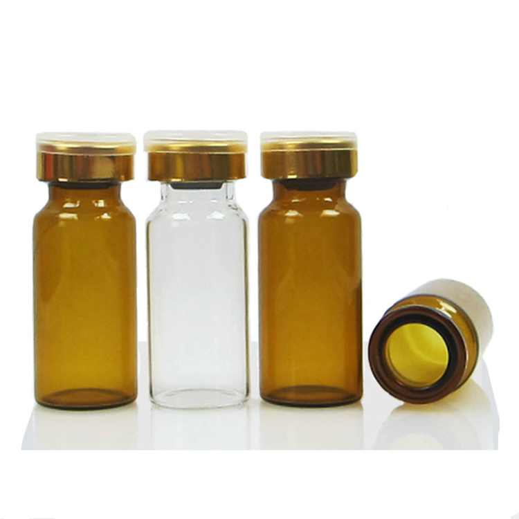 10ml vial glass vial 10ml bottle 10ml vials custom with rubber stopper