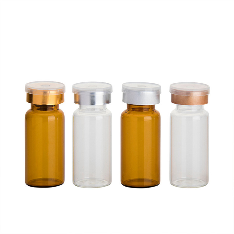 10ml vial glass vial 10ml bottle 10ml vials custom with rubber stopper