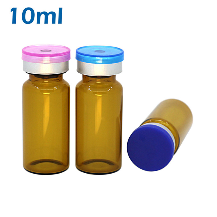 10ml vial glass vial 10ml bottle 10ml vials custom with rubber stopper