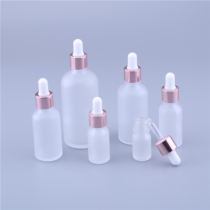 10ml15ml20ml30ml50ml100mlFrost glass dropper bottle for E Liquid Dropper Vials With Pipette For Cosmetic Perfume Essential Oil
