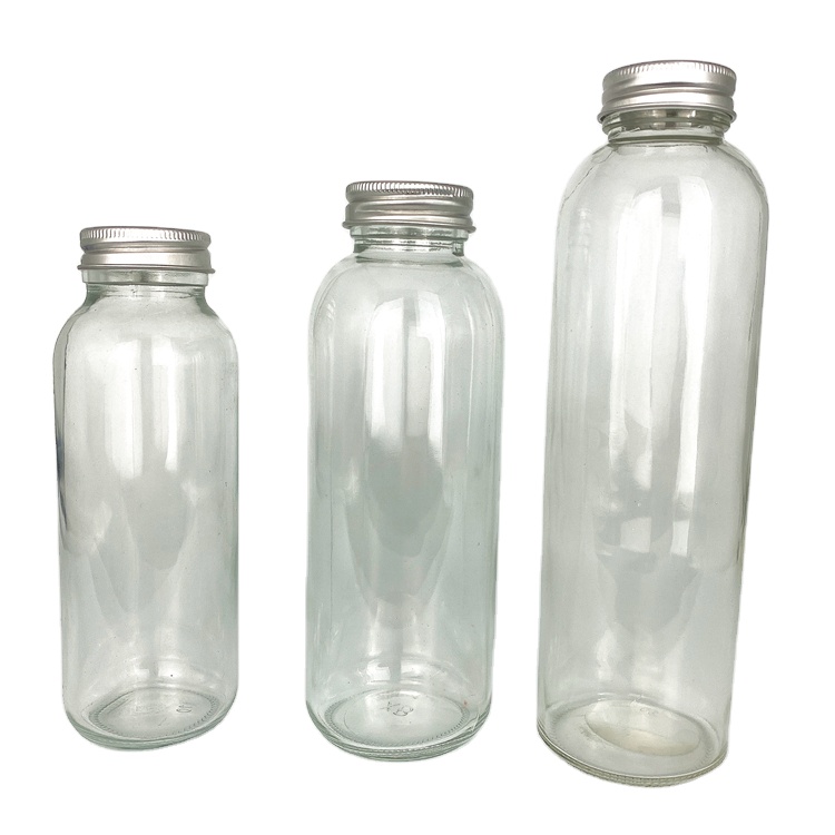 10oz 14oz 16oz 300ml 400ml 500ml cold brew coffee cranberry juice beverage water glass bottle with aluminum cap