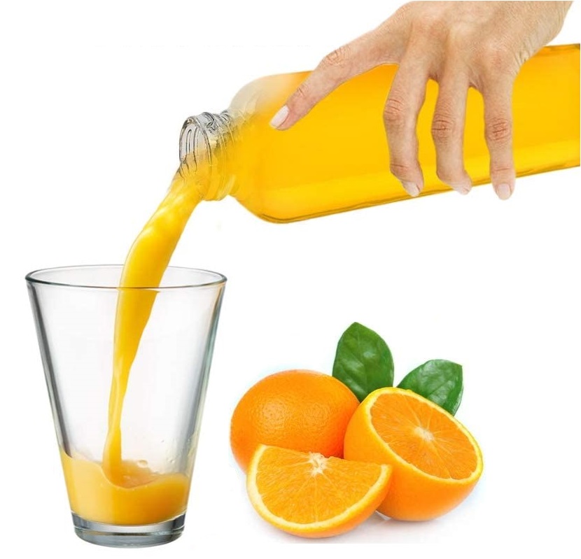 10oz 15oz water bottle glass juice bottle drinking glass bottle with metal lid