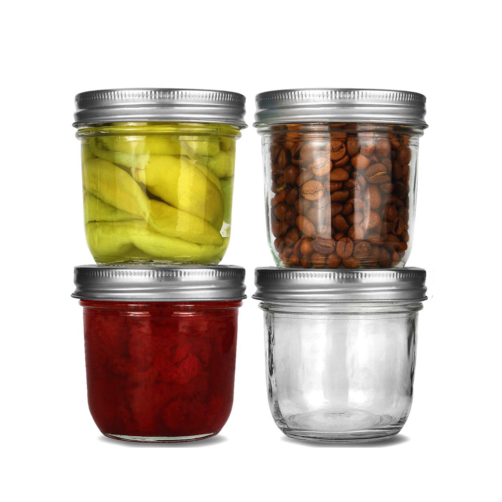 10oz 300ml Wide Mouth Glass Storage Mason Jar