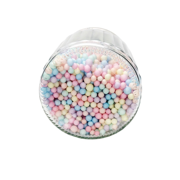 10oz 300ml clear glass storage jar with glass lid for grains candy nut tea
