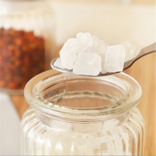 10oz 300ml clear glass storage jar with glass lid for grains candy nut tea