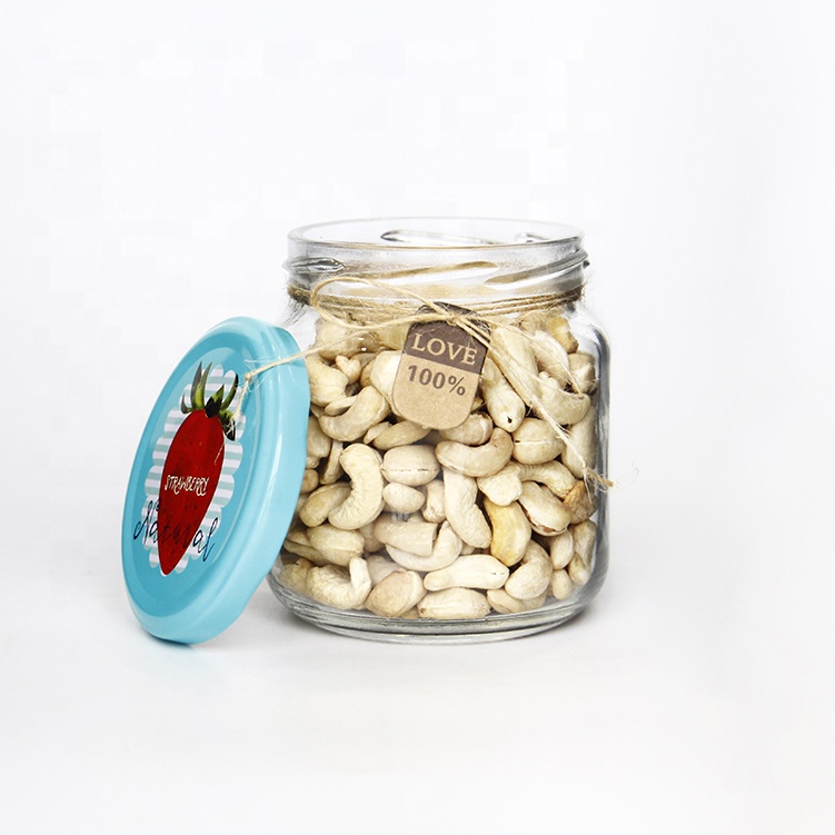 10oz 300ml clear wide mouth airtight sealed storage Glass Jar wholesale