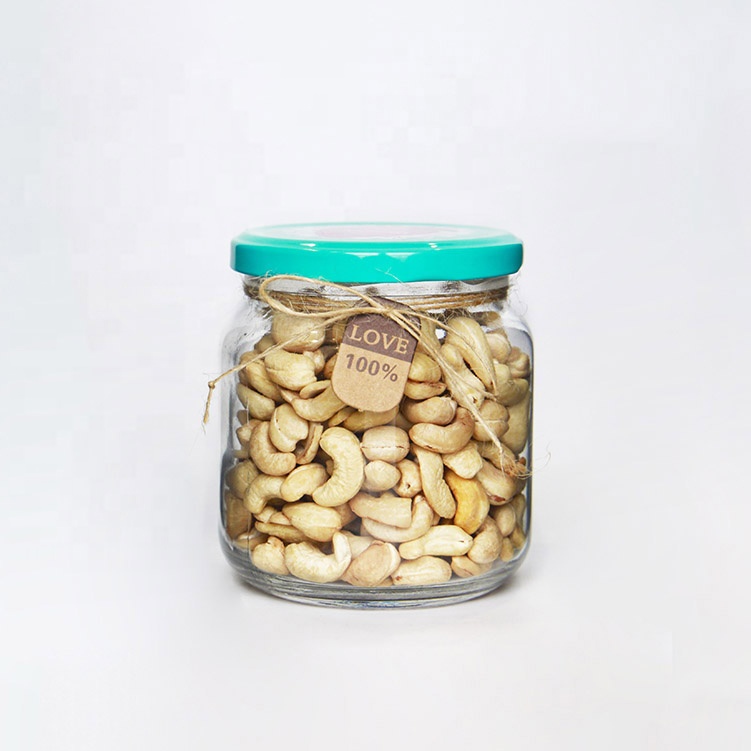 10oz 300ml clear wide mouth airtight sealed storage Glass Jar wholesale