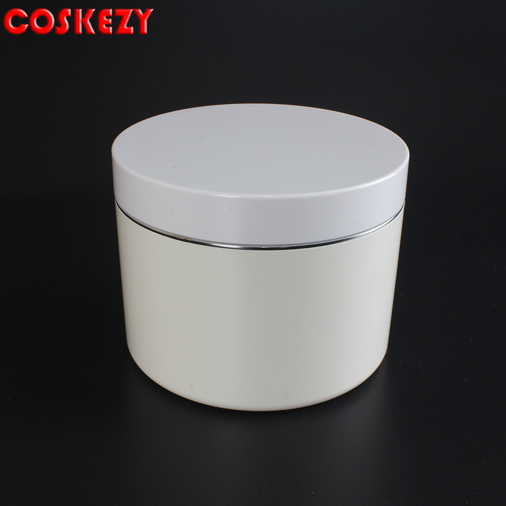 10oz plastic jars white cosmetic jar packaging luxury cosmetic bottles and jars for personal skin care