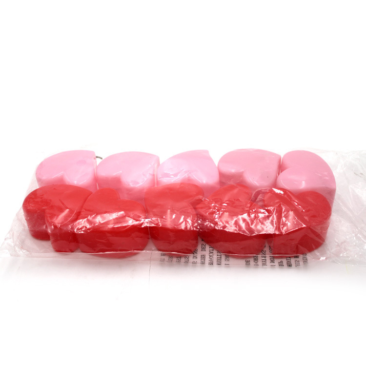 10pcs PP material creative Plastic Candy heart-shaped chocolate box storage organizer