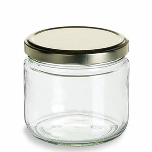 11.5 oz 300ML Clear Straight Sided Glass Canning Jars with Gold metal Lid
