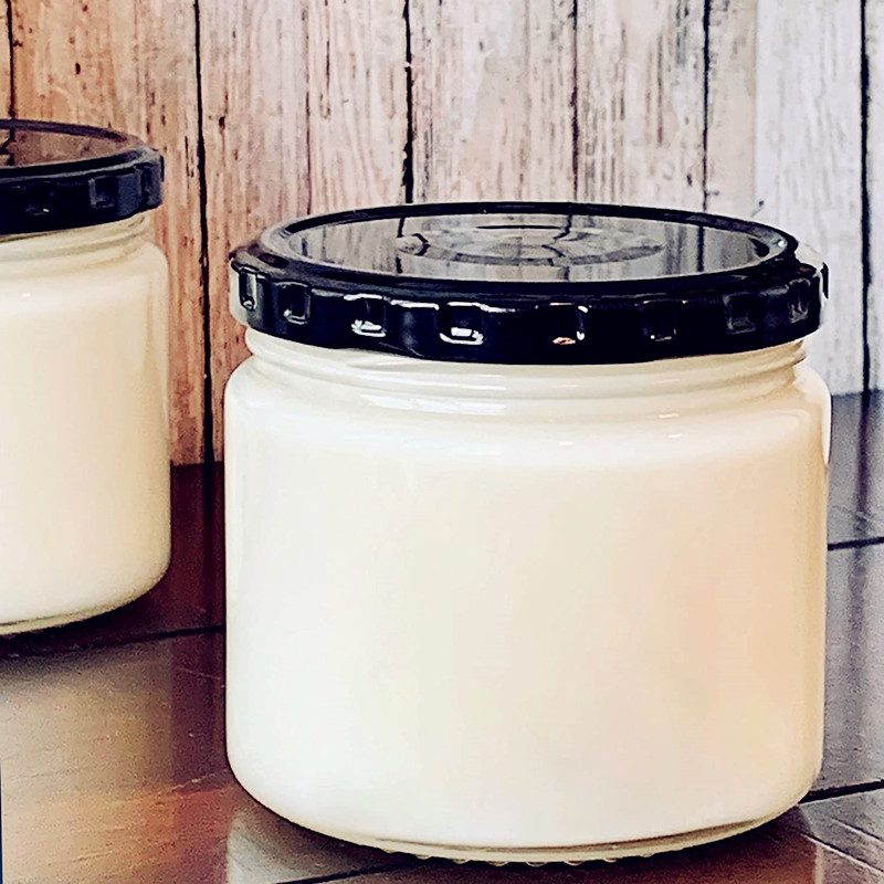 11.5 oz 300ML Clear Straight Sided Glass Canning Jars with Gold metal Lid