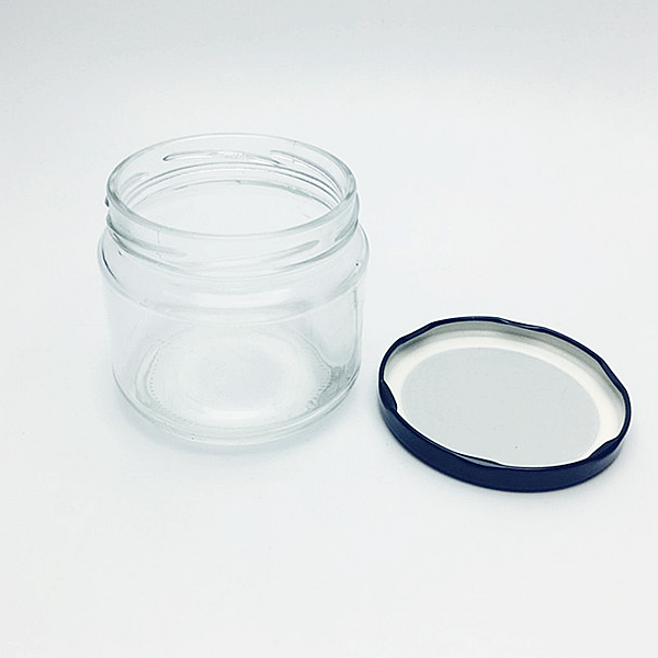 11.5 oz 300ML Clear Straight Sided Glass Canning Jars with Gold metal Lid