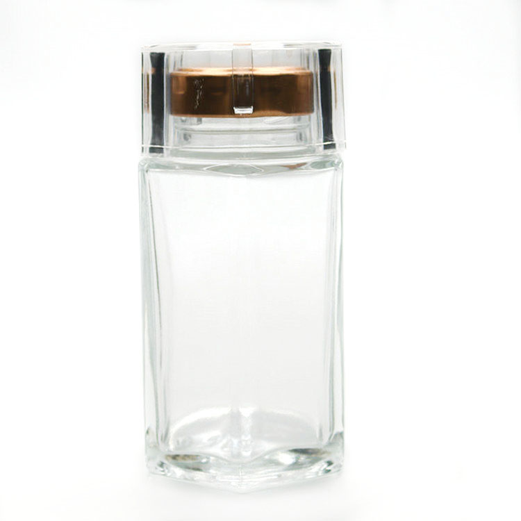 110 ml Clear Glass 6-Sided Hexagon Jar - 38 mm Lug Neck for candles jams jellies relishes sauces
