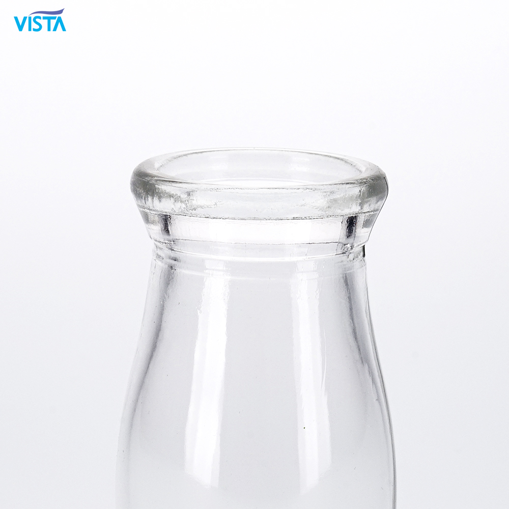110ml Normal Flint Pudding Bottle Plastic Cap Glass Bottle