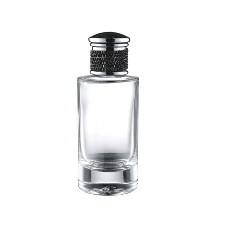 110ml square glass perfume bottle clear empty high quality perfume bottle