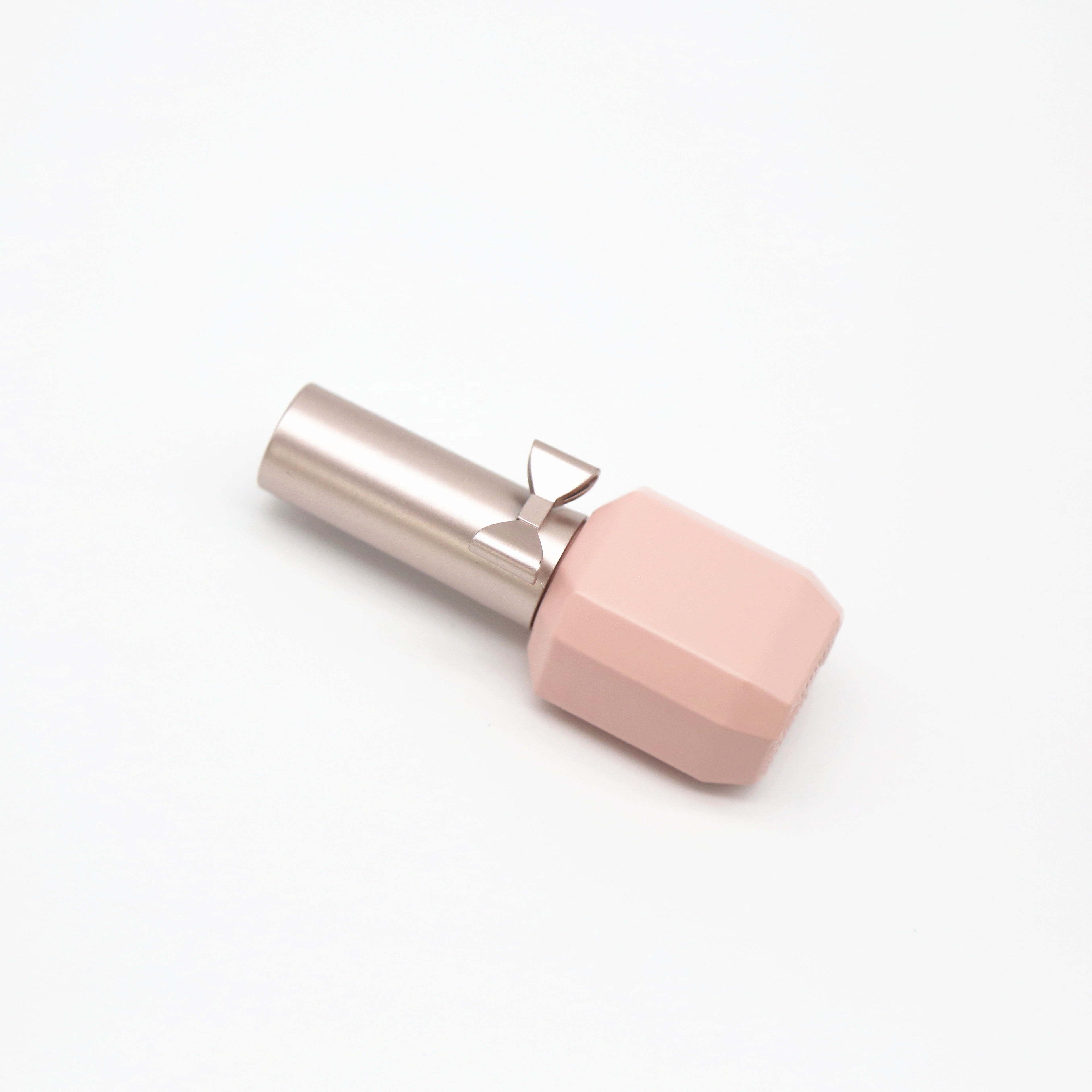 11ml Pink Empty Matte Nail Polish Bottles With Rose Gold Cap Nail Polish Bottle Supplier Low MOQ