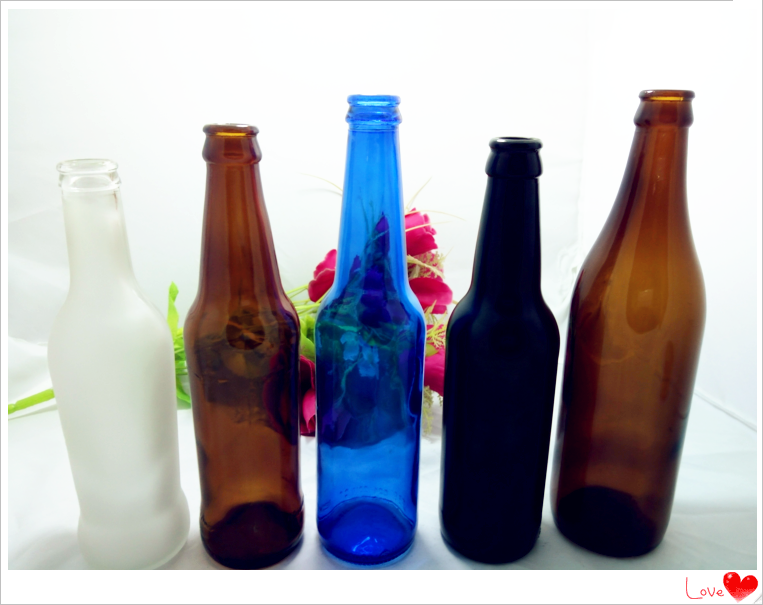 11oz 330ml Original Brown /Green /Blue /Glass Empty Bottle for Beverage Beer