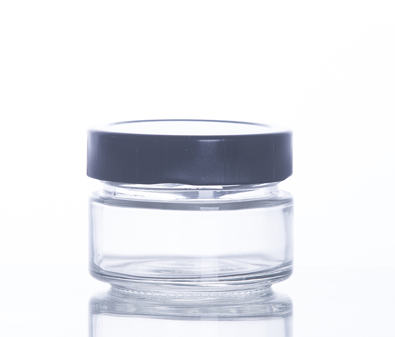 12.5OZ 375ML Empty Ergo Food Grade Canning Pickle Jam Honey Glass Jars With Metal Lids