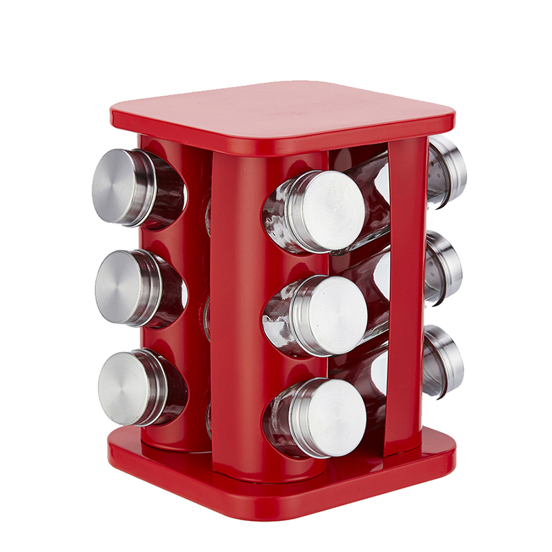 12 Bottles Spice Rack Stand Holder Countertop Species Organizer