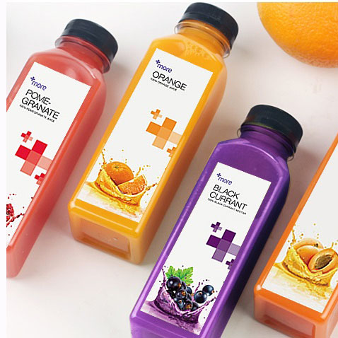 12 OZ PET Plastic Reusabl Disposable Milk Bulk Beverage Juice Bottles With Tamper Evident Caps