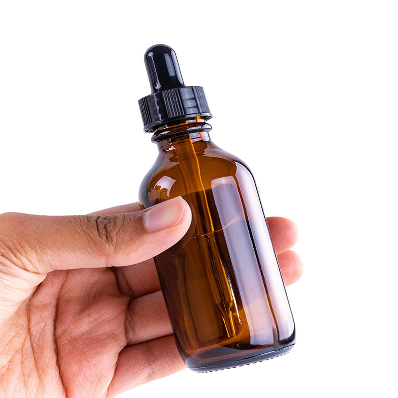 12 Pack 2 oz Glass Dropper Bottles for Perfume Liquids