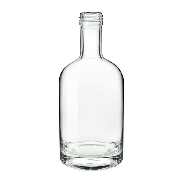 12 oz 375 ml 750ml Nordic Vodka Glass Liquor Bottle with T-Top Synthetic Cork