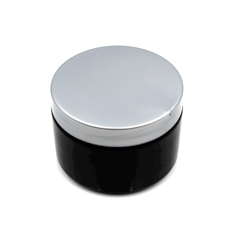 120 Ml 4oz Flat PET Body Butter Face Cream Cosmetic Plastic Jar With Lid