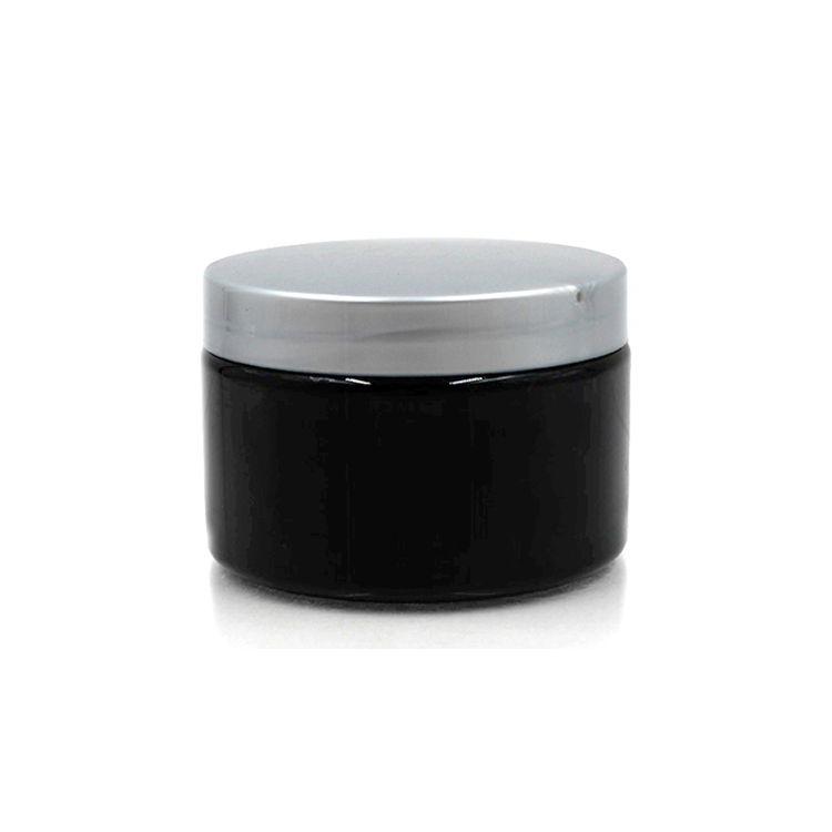 120 Ml 4oz Flat PET Body Butter Face Cream Cosmetic Plastic Jar With Lid