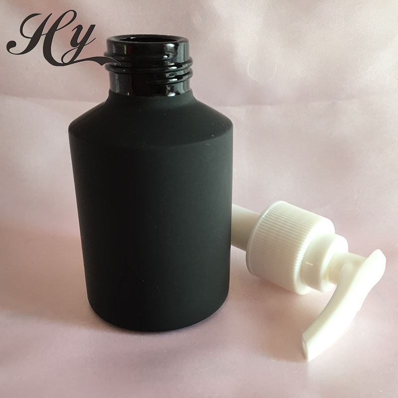 120 Ml Frosted Glass Spray Pump Bottle With Screw Cap
