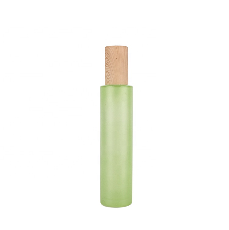 120 ml cosmetic packing lotion glass bottle with pump press cap