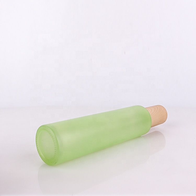 120 ml cosmetic packing lotion glass bottle with pump press cap