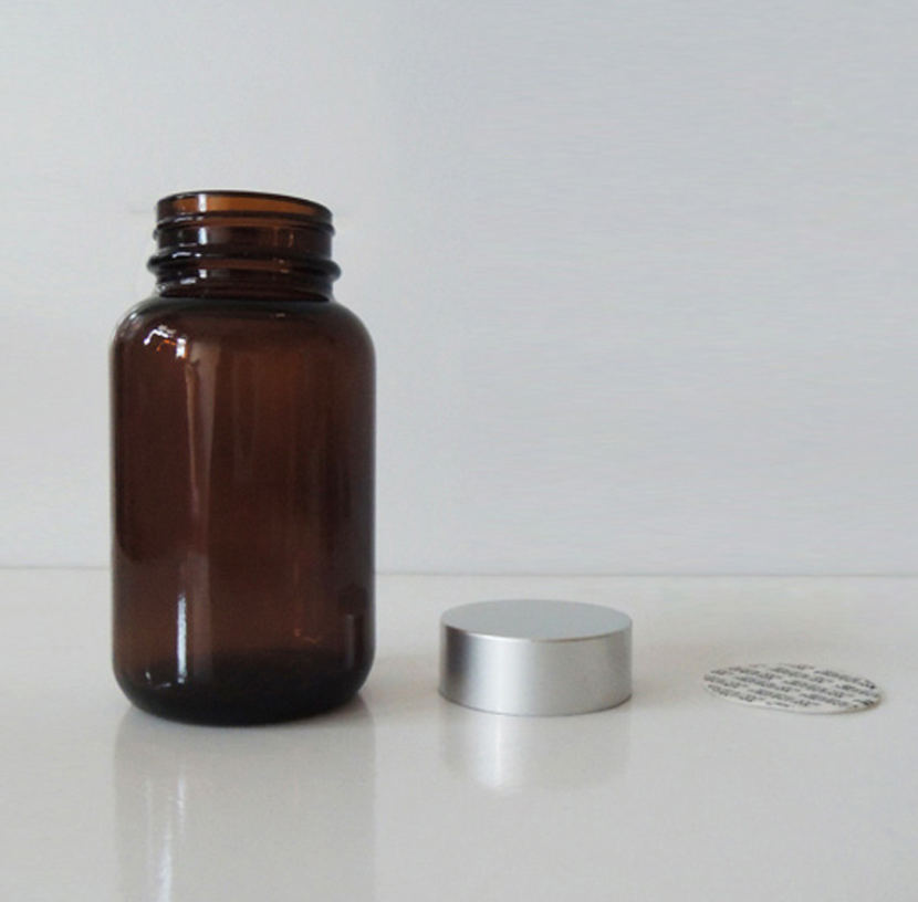 120 ml pharmaceutical amber glass bottles