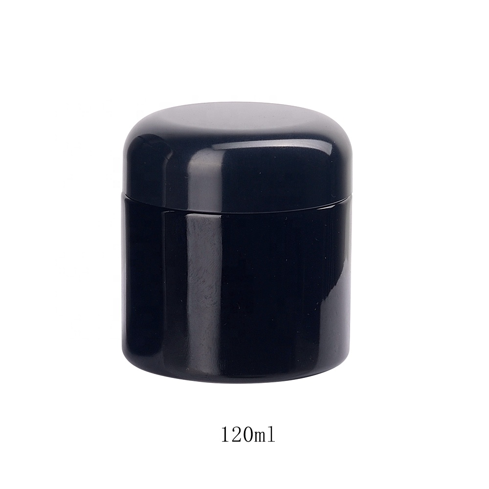 120 ml wide mouth black glass jar 4 oz empty violet dark glass 120 gr coffee jar contaier