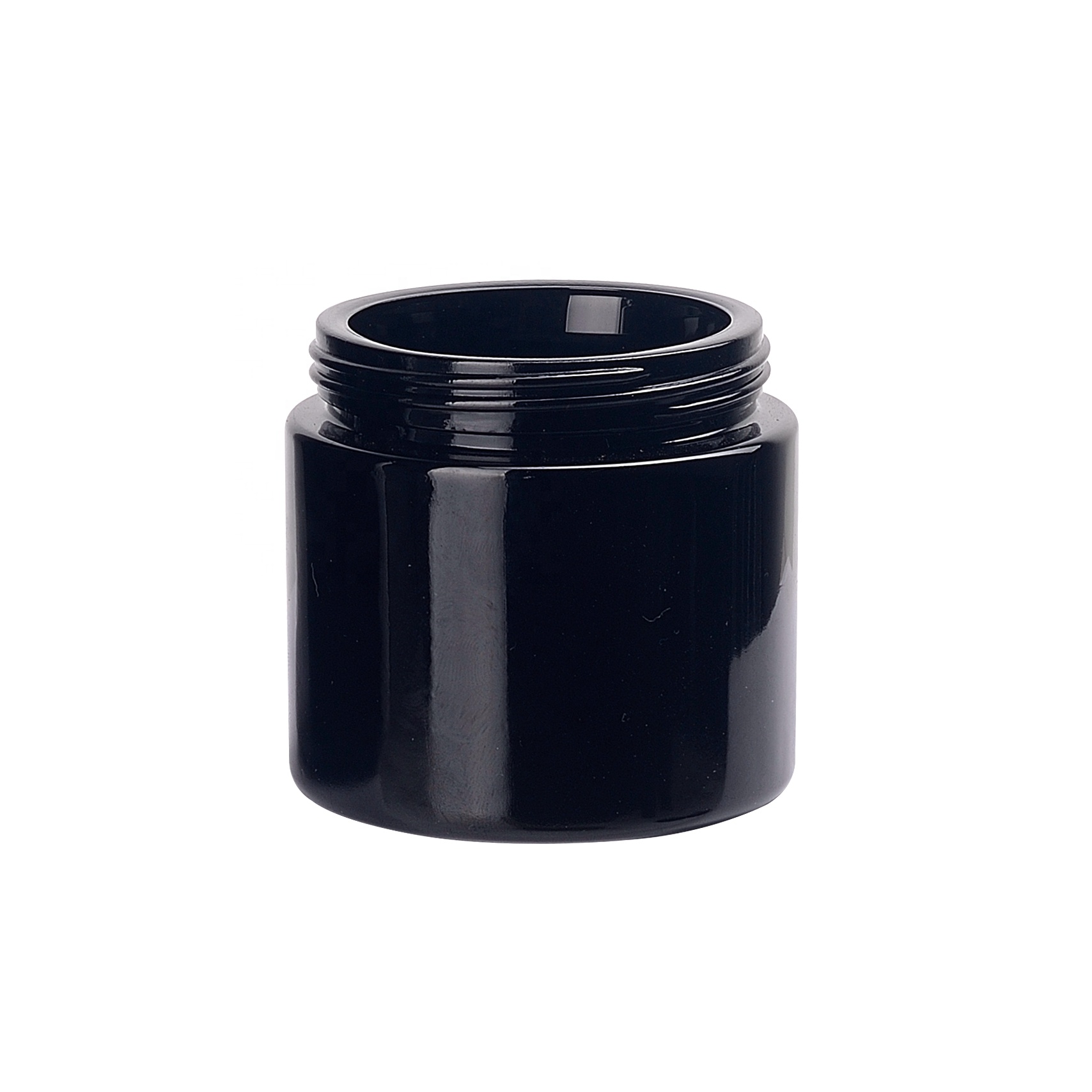 120 ml wide mouth black glass jar 4 oz empty violet dark glass 120 gr coffee jar contaier