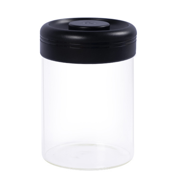 1200ml Tea Sugar Coffee Glass Canister Borosilicate Glass Storage Jars With Lid