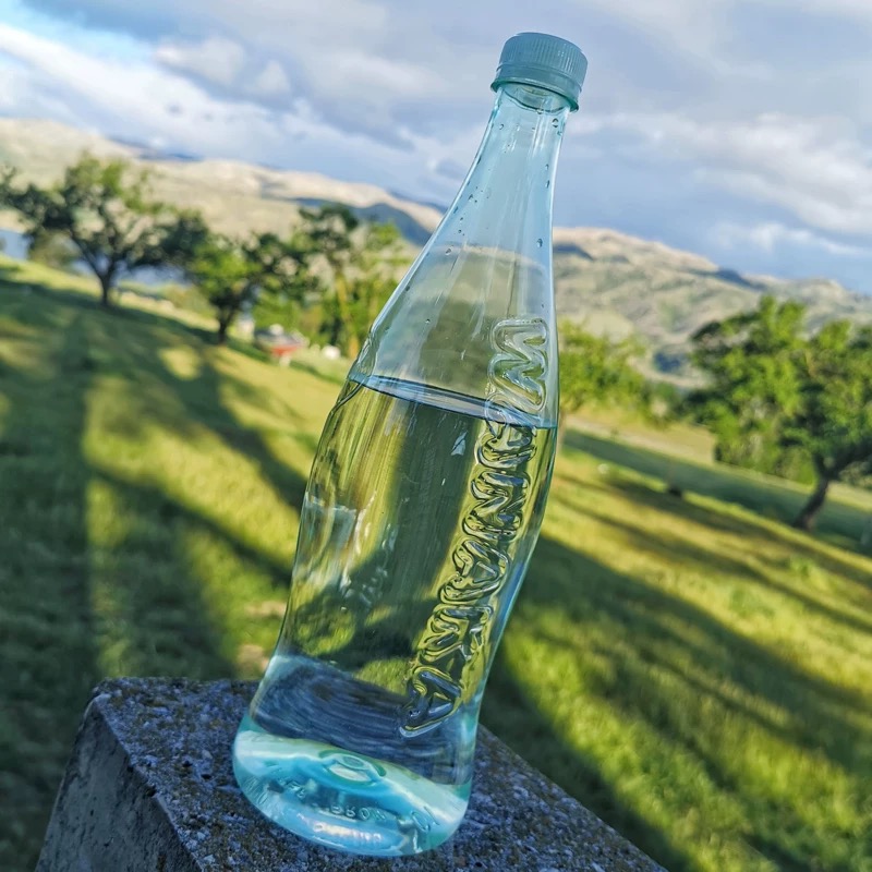 1200ml embossed glass bottle for mineral water wholesale cheap price