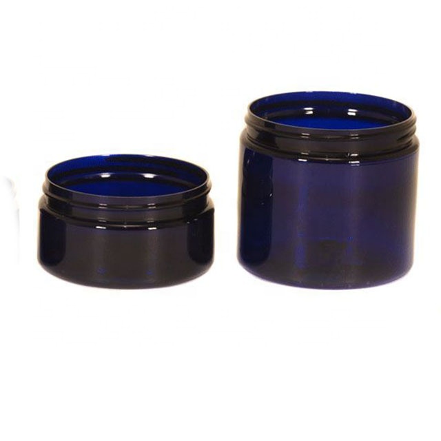 120g 200g 250g 4oz Straight Sided PET Clear Plastic Jar Low Profile BPA-Free Face Cream body Butter Jars