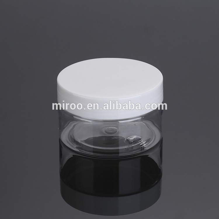 120ml 120g 4oz Empty Clear Round Plastic PET Cosmetic Cream Food Jar with 68mm 68/400 Neck Screw Lid