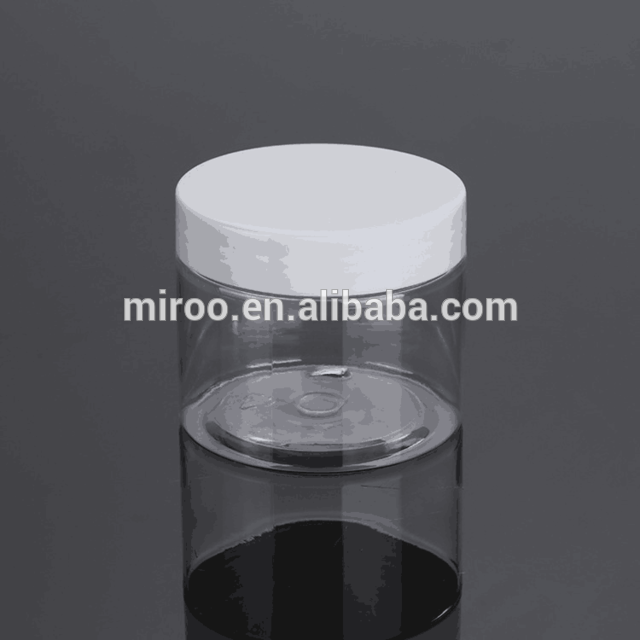 120ml 120g 4oz Empty Clear Round Plastic PET Cosmetic Cream Food Jar with 68mm 68/400 Neck Screw Lid
