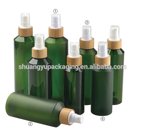 120ml 150ml 180ml 250ml Frosted green oblique PET plastic bottle