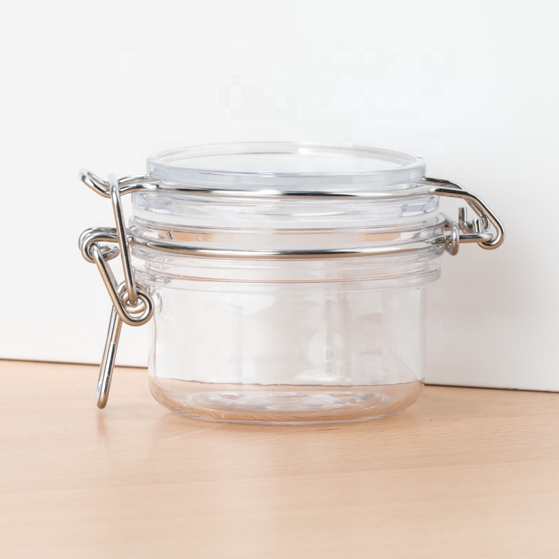 120ml 200ml 300ml 500ml pet cosmetic seal face cream jar