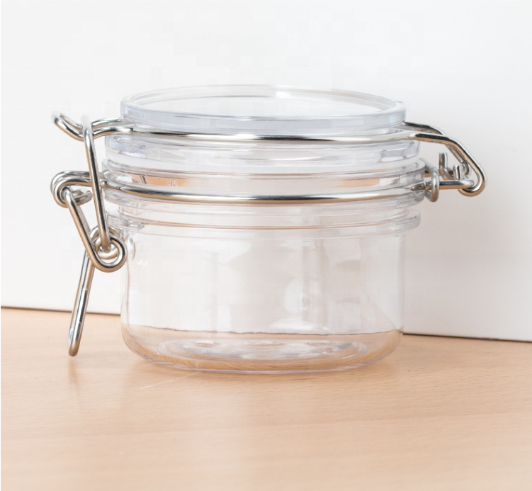 120ml 200ml 300ml 500ml pet cosmetic seal face cream jar