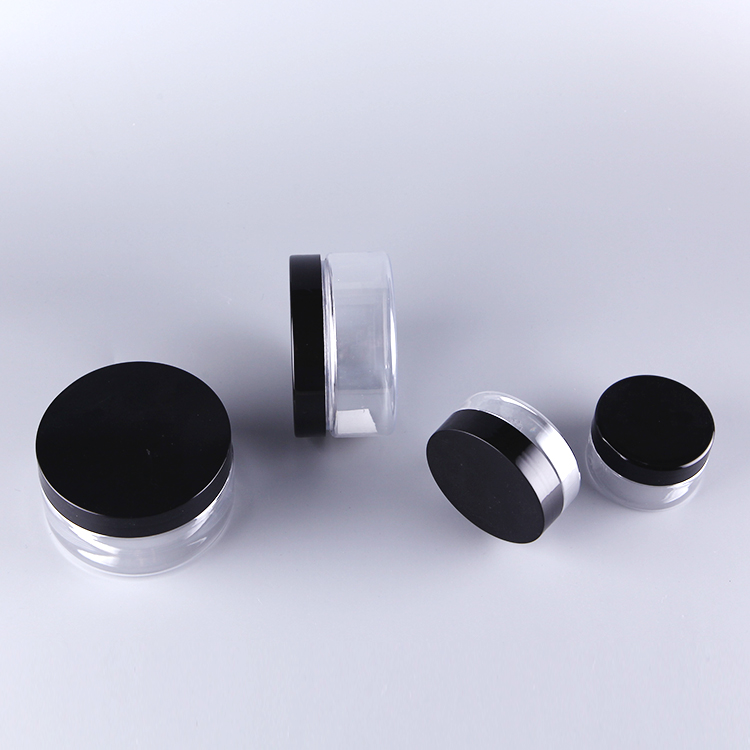 120ml,200ml beauty cosmetic pet clear plastic jar