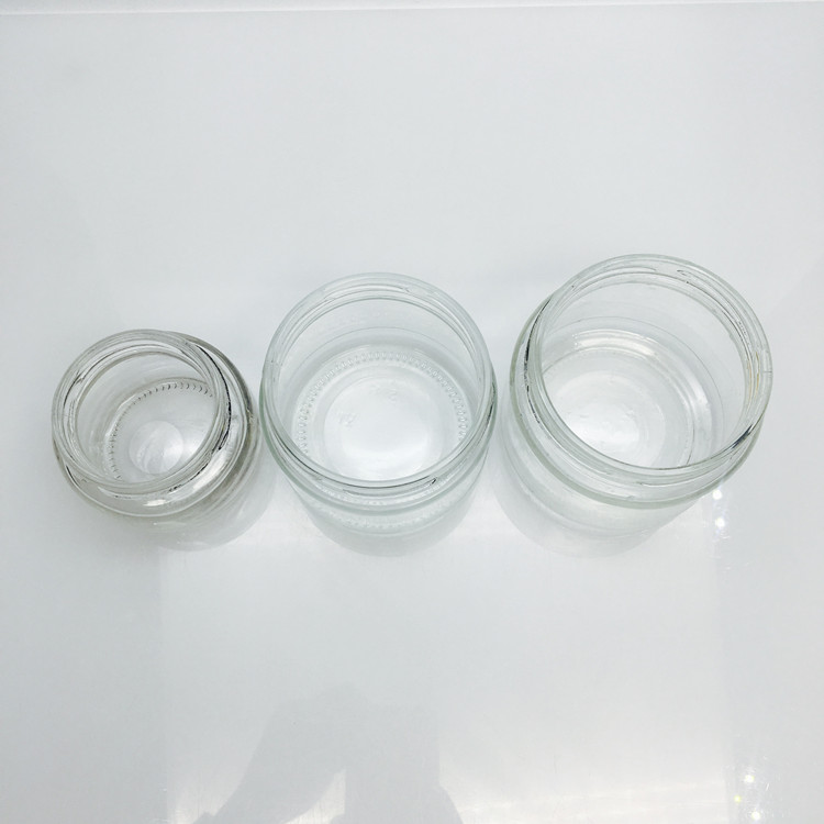 120ml 250ml 300ml 4oz 8oz 10oz Wide mouth round glass coconut honey jar with lug cap